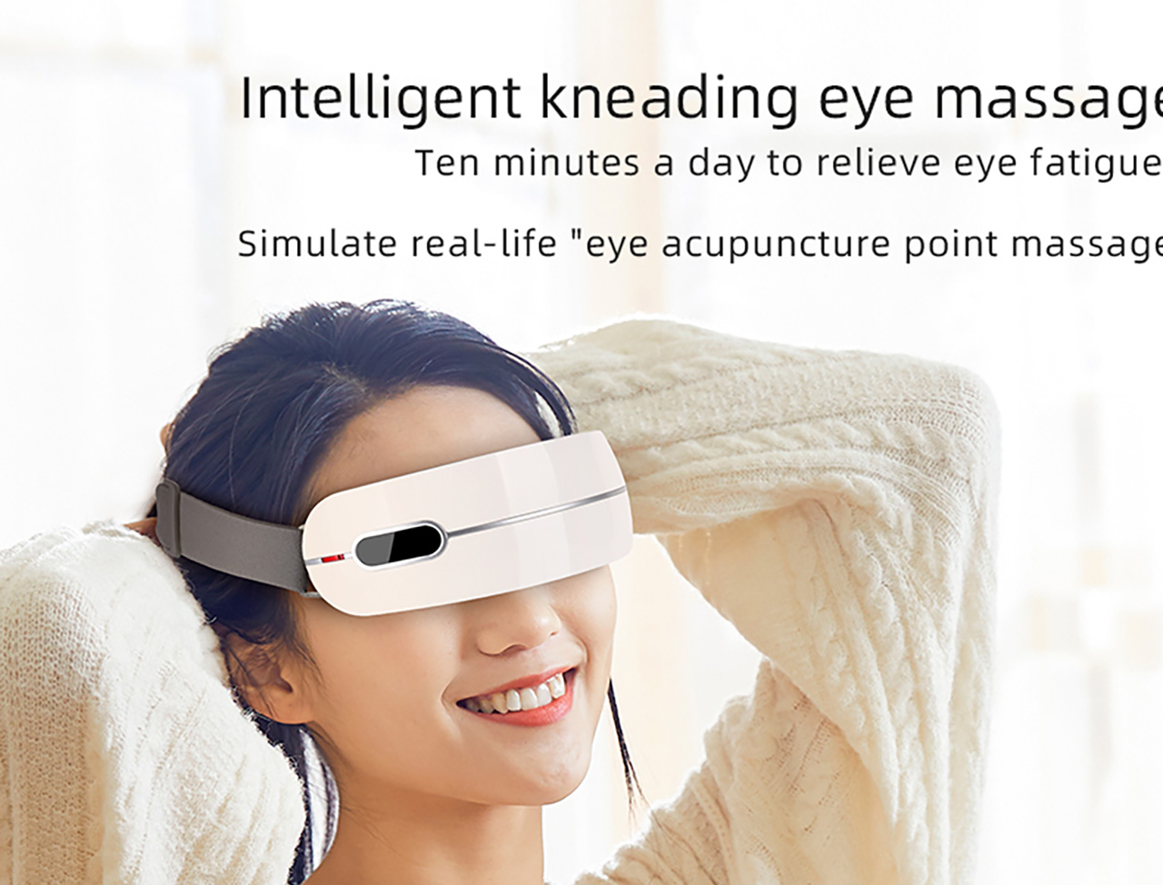 Simulation of hand eye massager